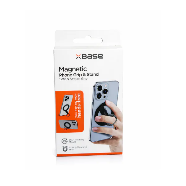 Soporte para celular XBASE Magnetic Phone negro en color negro