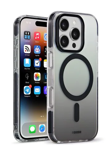 Forro XBASE ProTech con MagSafe para iPhone 16 Pro Max en color negro