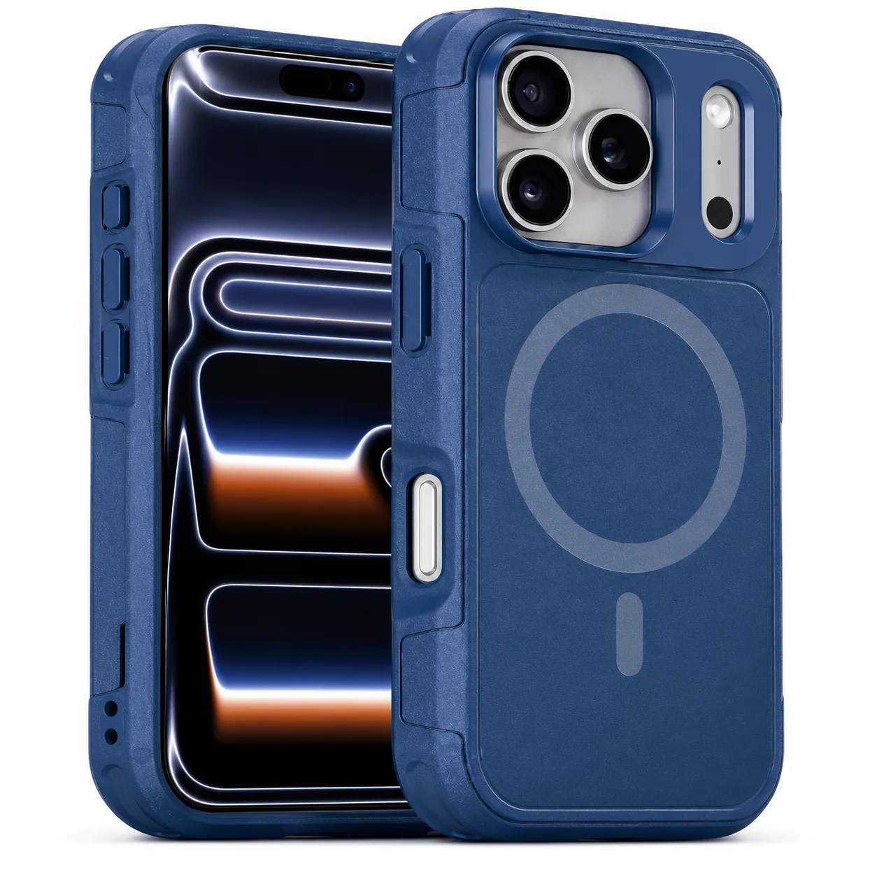 Forro XBASE ProTech con MagSafe para iPhone 17 Pro en color azul