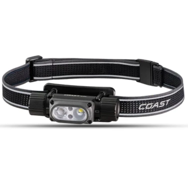 Coast Linterna LED de Correa 1000 WPH30R Resistente al Agua Dual Baterias/Recargable con Cable