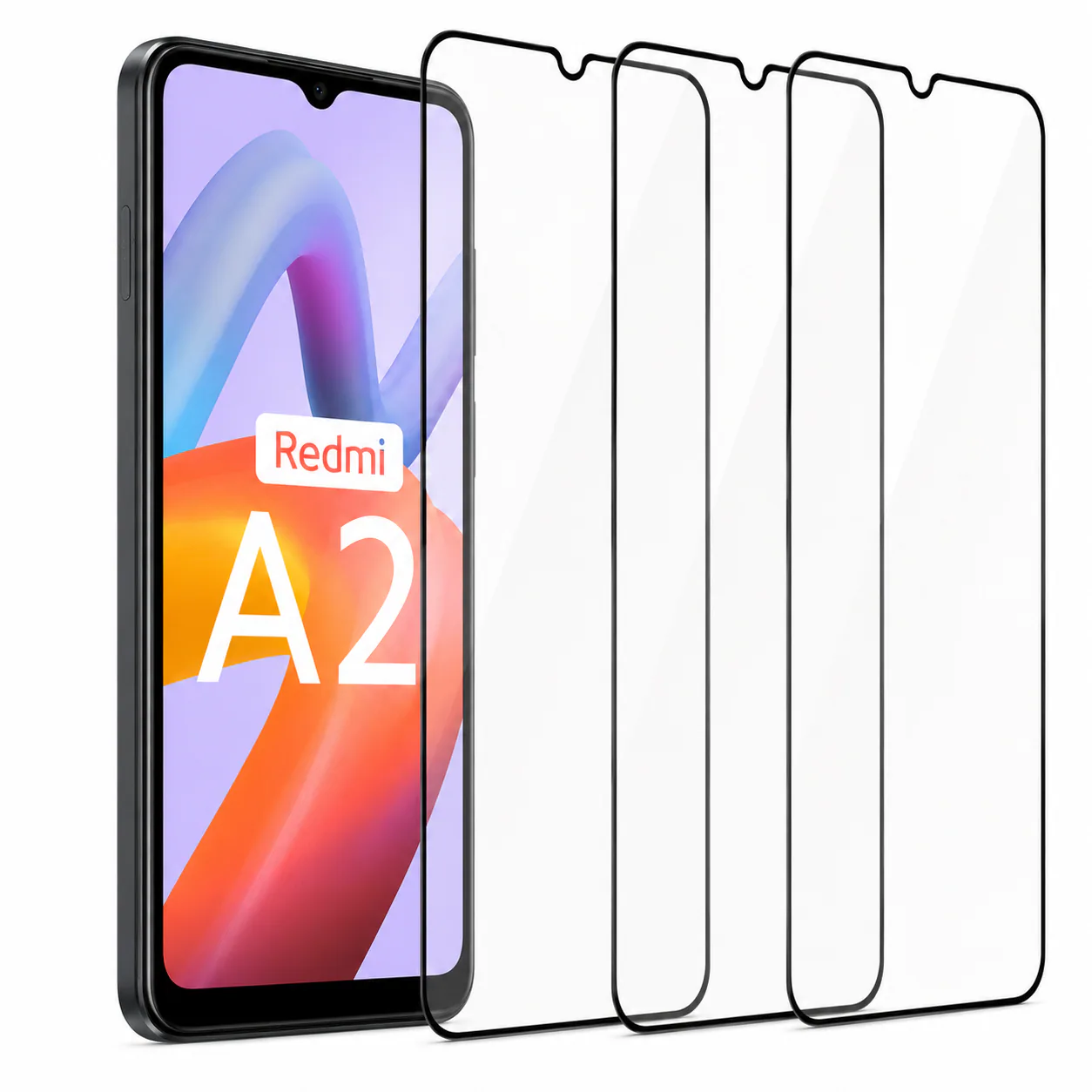 Protector de pantalla DEKEN 3 en 1 para Xiaomi Redmi A2