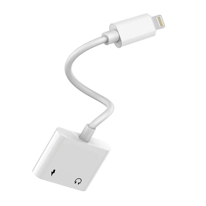 Imagen de Adaptador APPACS Adaptador Lightning a Lightning con 3.5mm de audio