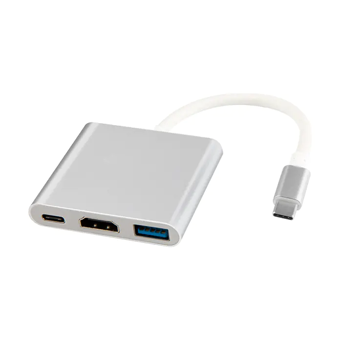 Imagen de APPACS Adaptador 3 en 1 con HDMI USB PD