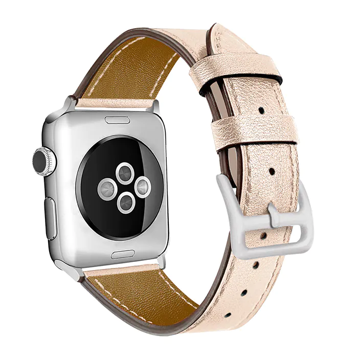 Naztech Leather Band for Apple Watch Beige 42/44mm