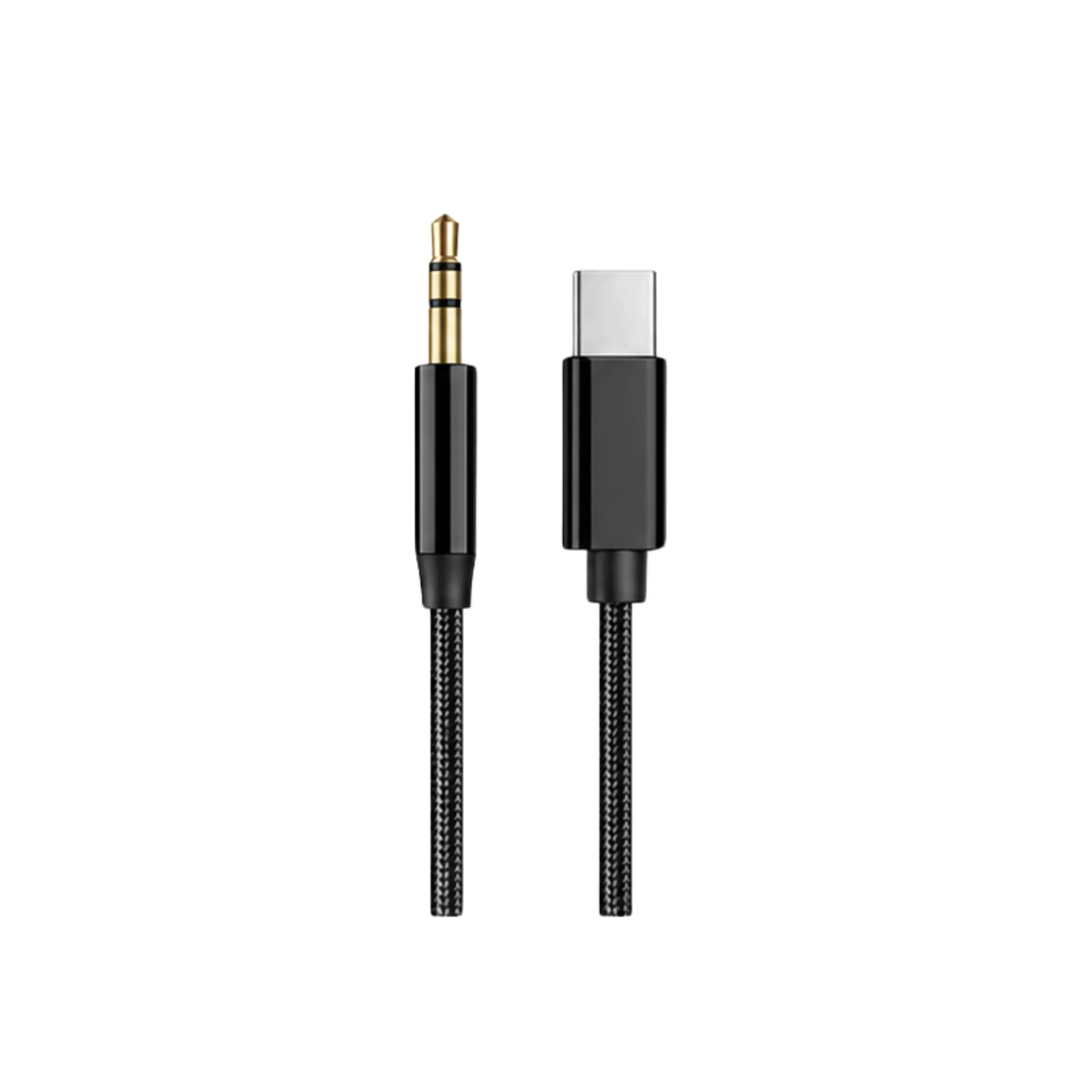 KX-02 Krieg Cable Auxiliar de Type C a 3.5mm Negro