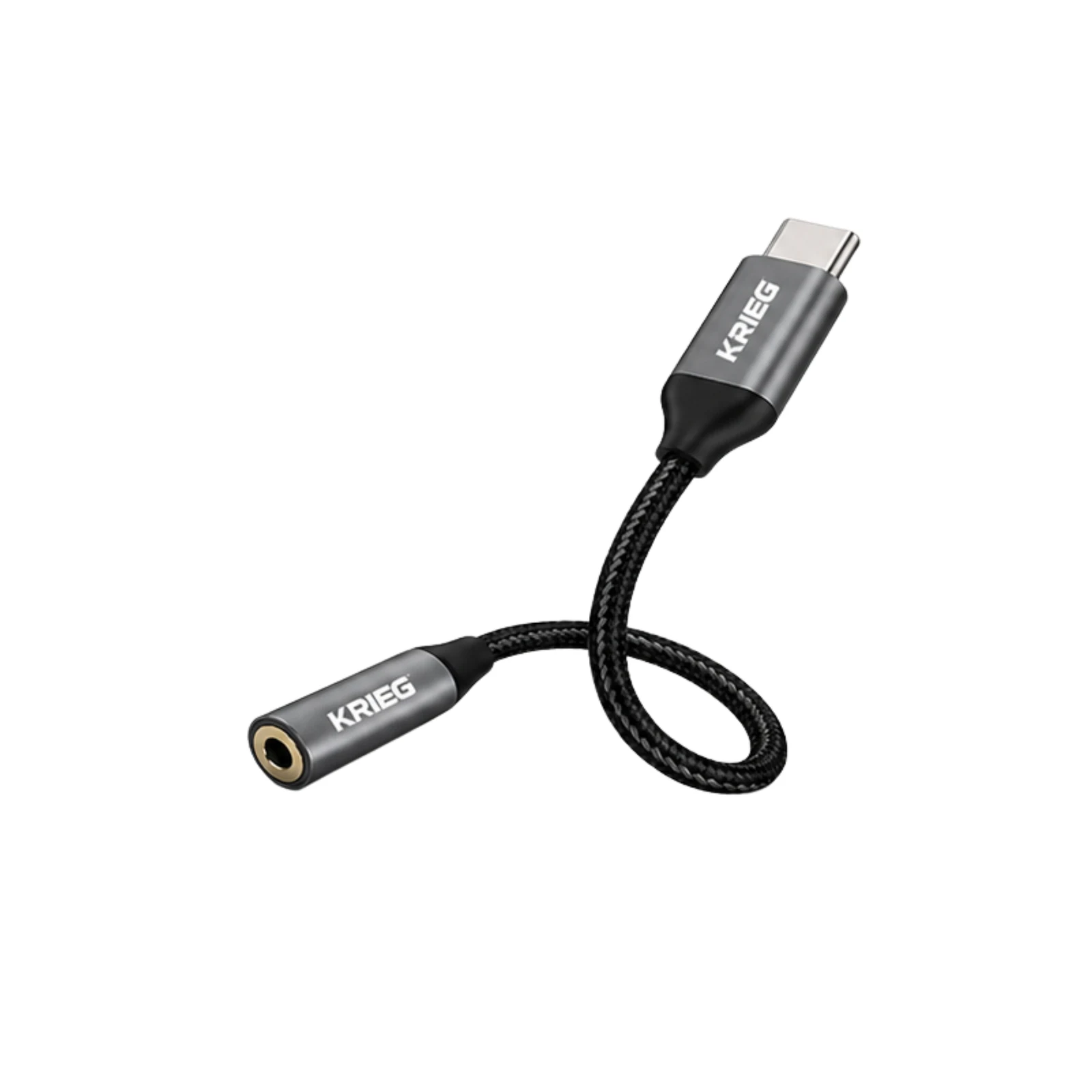 KX-06 Krieg Cable de Audio de Type C a 3.5mm Negro