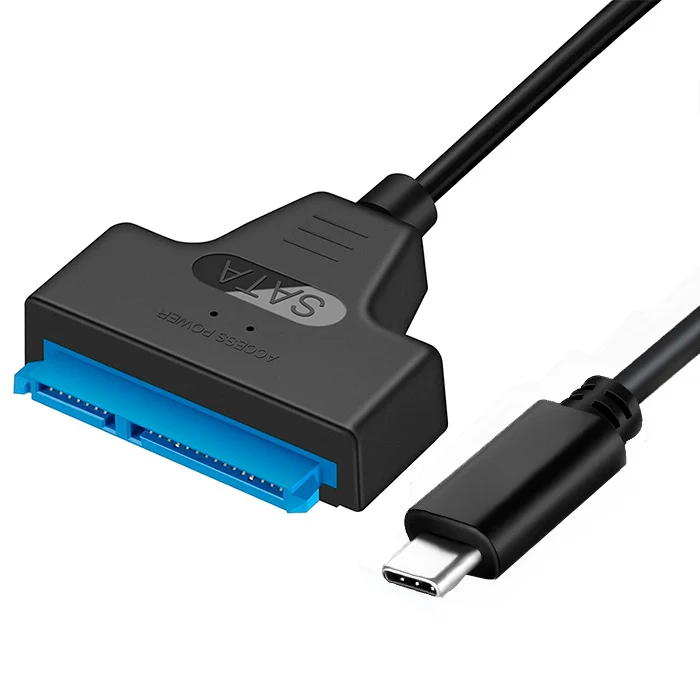 KX-22 Krieg Adaptador 3.0 US+ Type C a SATA Negro
