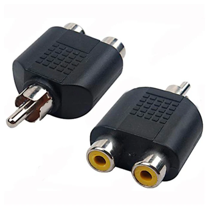KX-37 Krieg Adaptador RCA M a (2) RCA H Negro