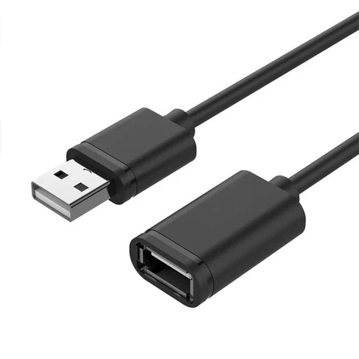 KC-05 Krieg Cable de Extencion USB 2.0 AM/AF 1.5 Metros OD 5.0mm Negro