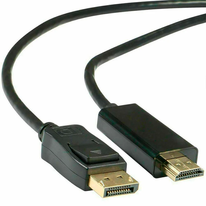 KC-06 Krieg Cable 4K DP a HDMI 1.8 Metros Negro