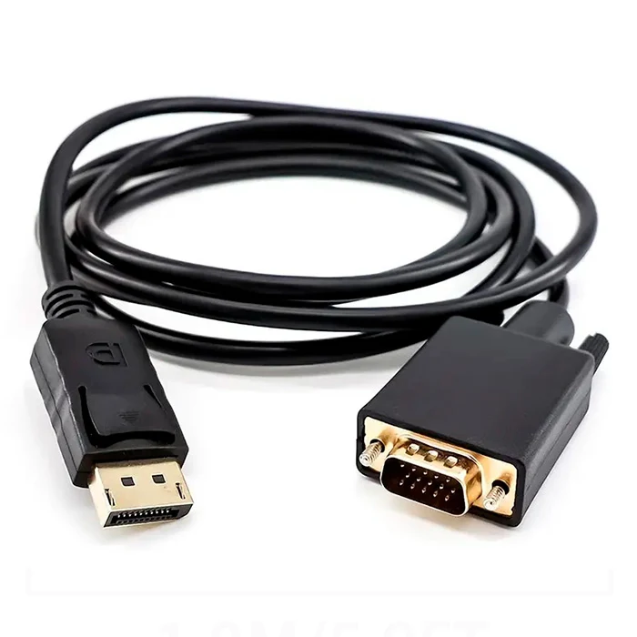 KC-07 Krieg Cable DP a VGA 1.8 Metros Negro