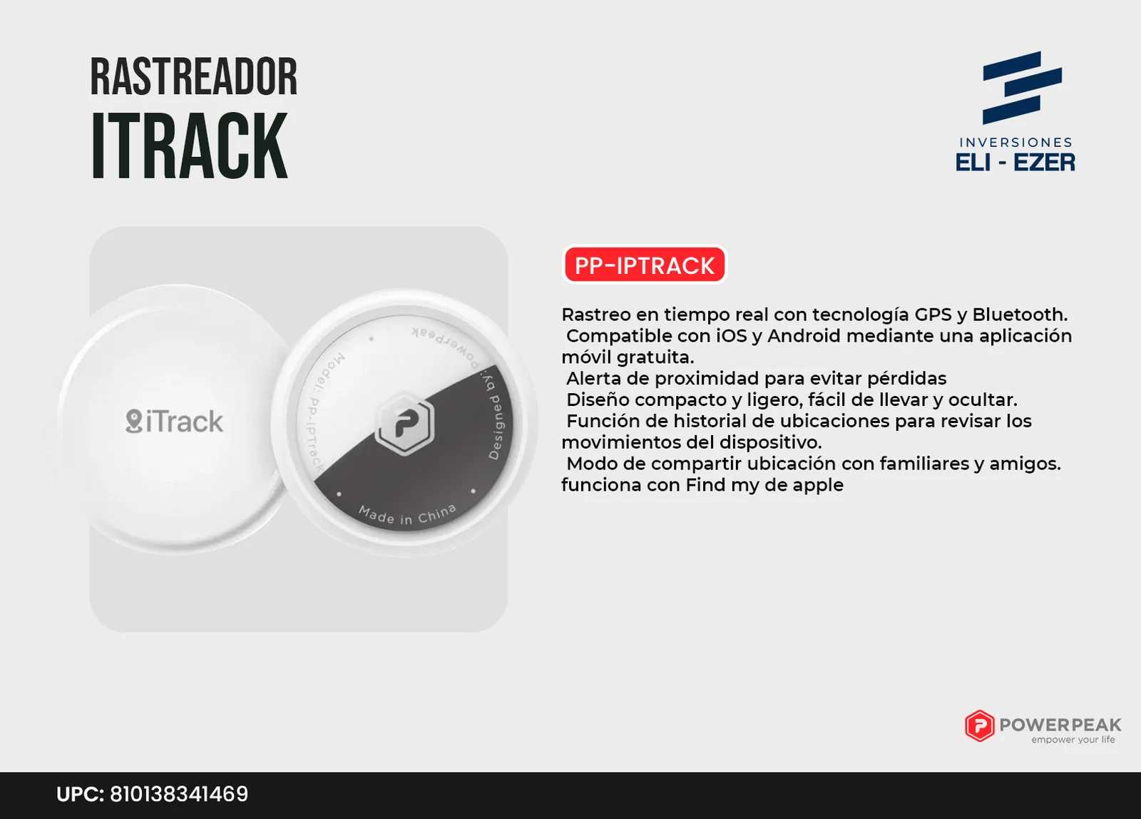 PowerPeak Rastreador iTrack