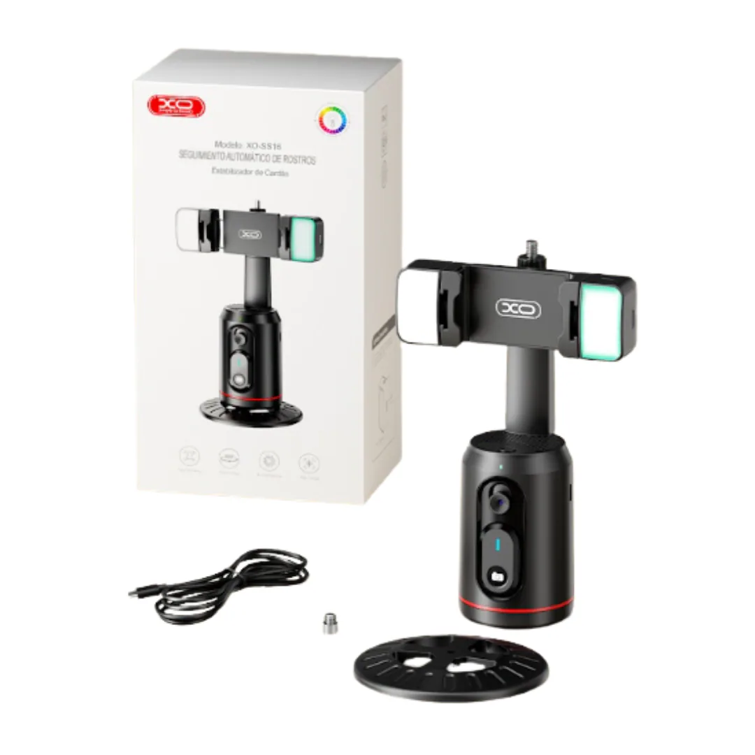 Soporte para fotografía XO Selfie stick bluetooth en color negro